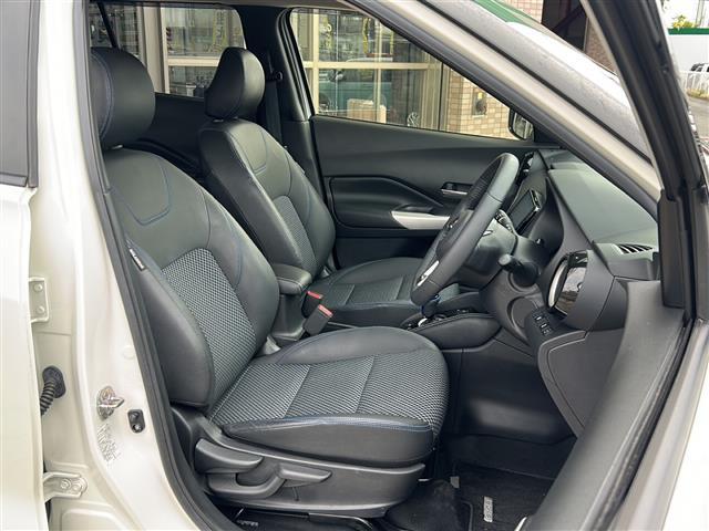 キックス X 純正ナビ アラウンドビューモニター プロパイロット ETC 電動パーキング LEDヘッドライト ツートンカラー ハーフレザー サイドカーテンエアバッグ 衝突被害軽減システム 車線逸脱警報 ソナー(24枚目)