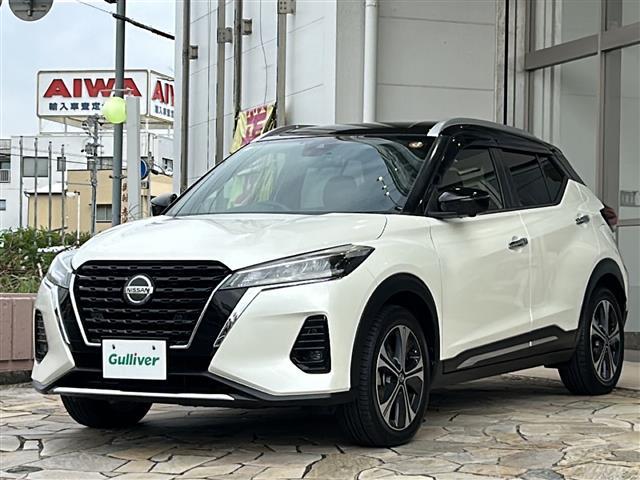 キックス X 純正ナビ アラウンドビューモニター プロパイロット ETC 電動パーキング LEDヘッドライト ツートンカラー ハーフレザー サイドカーテンエアバッグ 衝突被害軽減システム 車線逸脱警報 ソナー(34枚目)