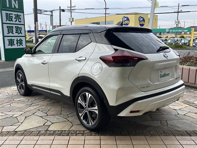 キックス X 純正ナビ アラウンドビューモニター プロパイロット ETC 電動パーキング LEDヘッドライト ツートンカラー ハーフレザー サイドカーテンエアバッグ 衝突被害軽減システム 車線逸脱警報 ソナー(35枚目)