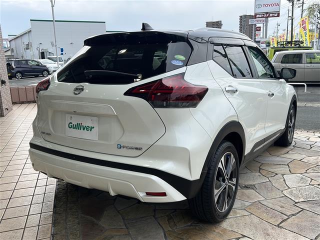 キックス X 純正ナビ アラウンドビューモニター プロパイロット ETC 電動パーキング LEDヘッドライト ツートンカラー ハーフレザー サイドカーテンエアバッグ 衝突被害軽減システム 車線逸脱警報 ソナー(37枚目)