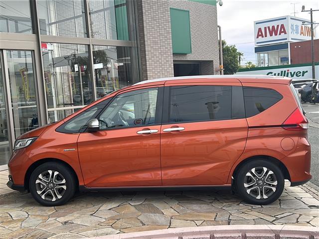 フリードハイブリッド ハイブリッド・クロスターホンダセンシング 純正ナビ ドライブレコーダー シートヒーター レーダークルーズコントロール スマートキー 両側パワースライドドア ETC バックカメラ ステアリングリモコン レーンキープ プッシュスタート 純正アルミ(37枚目)