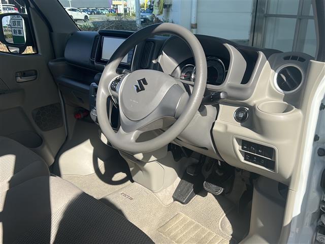 エブリイワゴン PZターボ 社外ナビ 片側パワスラ コーナーセンサー 車線逸脱防止 HIDヘッドライト ETC プッシュスタート オートエアコン ステアリングスイッチ フォグランプ オートライト デュアルカメラブレーキサポート(15枚目)