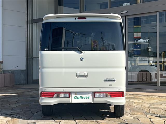 エブリイワゴン PZターボ 社外ナビ 片側パワスラ コーナーセンサー 車線逸脱防止 HIDヘッドライト ETC プッシュスタート オートエアコン ステアリングスイッチ フォグランプ オートライト デュアルカメラブレーキサポート(30枚目)
