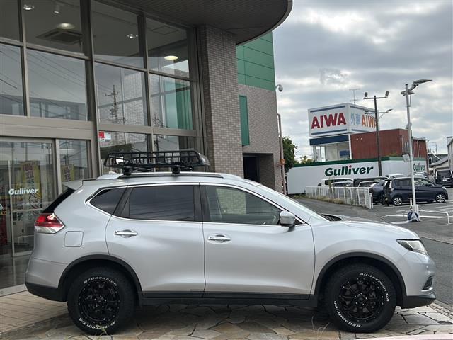 エクストレイル ２０Ｘ　エマージェンシーブレーキパッケージ　純正ナビ　バックカメラ　エマージェンシーブレーキ　１６インチ社外アルミ　ルーフキャリア　前席シートヒーター　アイドリングストップ　横滑り防止装置　フォグランプ　クリアランスソナー　車線逸脱警報（36枚目）