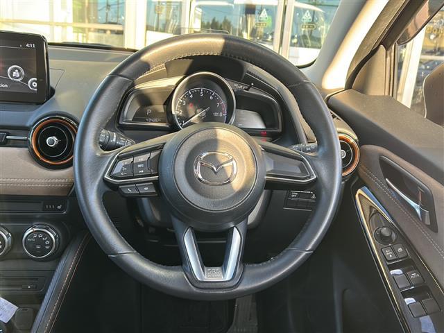 デミオ １３Ｓテーラードブラウン　純正ナビ・衝突軽減・横滑り防止装置・ＢＳＭ・バックカメラ・ＨＵＤ・ＥＴＣ・ドラレコ前・シートヒーターＤ／Ｎ席・ＭＴモード付・ステリモ・純正フロアマット・純正アルミホイール・ＬＥＤヘッドライト（12枚目）