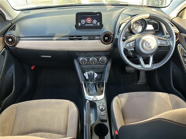 デミオ １３Ｓテーラードブラウン　純正ナビ・衝突軽減・横滑り防止装置・ＢＳＭ・バックカメラ・ＨＵＤ・ＥＴＣ・ドラレコ前・シートヒーターＤ／Ｎ席・ＭＴモード付・ステリモ・純正フロアマット・純正アルミホイール・ＬＥＤヘッドライト（42枚目）