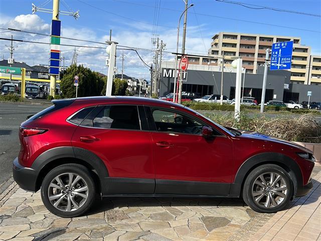 ＣＸ－３０ ２０Ｓ　Ｌパッケージ　ナビ・衝突軽減・レーンキープ・追従クルコン・コーナーセンサー前後・全方位カメラ・ＢＳＭ・ＨＵＤ・ＥＴＣ・ドラレコ・ハーフレザーシート・シートヒーターＤ／Ｎ席・パワーシートＤ席・ハンドルヒーター（35枚目）