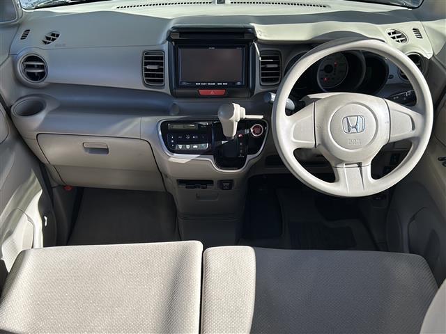 Ｎ－ＢＯＸ Ｇ　イクリプスナビ　ワンセグ　ＣＤ　ＥＴＣ　横滑り防止装置　プッシュスタート　オートエアコン　ハロゲンライト　純正ホイールキャップ　純正フロアマット　マニュアルレベリング　パワーウィンドウ（運転席オート）（42枚目）