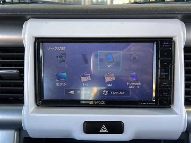 ハスラー Ｇ　ナビ　バックカメラ　Ｂｌｕｅｔｏｏｔｈ接続　ＥＴＣ　運転席シートヒーター　横滑り防止　衝突被害軽減ブレーキ　プッシュスタート　スマートキー　フルセグテレビ　ステアリングスイッチ　アイドリングストップ（4枚目）