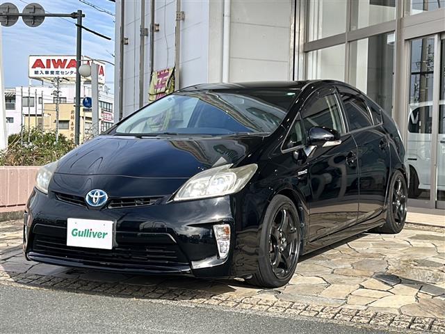 プリウス S ナビ スマートキー クルーズコントロール オートライト プッシュスタート ワンセグテレビ スペアキー有 社外18インチアルミホイール ステアリングスイッチ オートエアコン(30枚目)