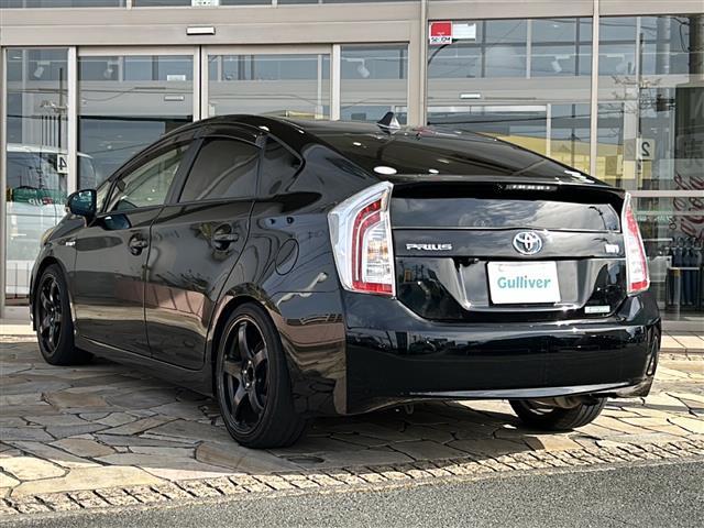 プリウス S ナビ スマートキー クルーズコントロール オートライト プッシュスタート ワンセグテレビ スペアキー有 社外18インチアルミホイール ステアリングスイッチ オートエアコン(43枚目)