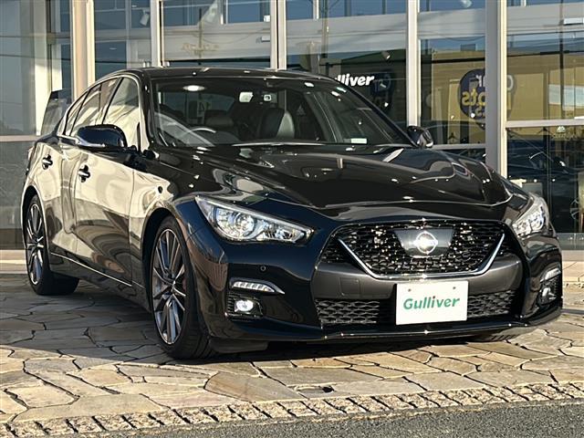 スカイライン 400R 純正ナビ レーダークルーズコントロール シートヒーター テレスコ 全方位カメラ スマートキー パドルシフト オートライト スペアキー 取扱説明書 保証書 ETC LEDヘッドライト パワーシート(30枚目)