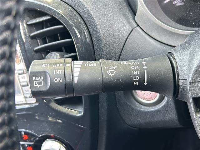 ジューク 15RX 純正ナビ ETC オートライト 純正フロアマット 純正アルミキャップ 盗難防止装置 エンジンスタートボタン スマートキー パワーステアリング パワーウィンド HIDヘッドライト スペアキー(7枚目)