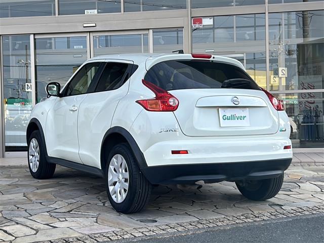 ジューク 15RX 純正ナビ ETC オートライト 純正フロアマット 純正アルミキャップ 盗難防止装置 エンジンスタートボタン スマートキー パワーステアリング パワーウィンド HIDヘッドライト スペアキー(43枚目)