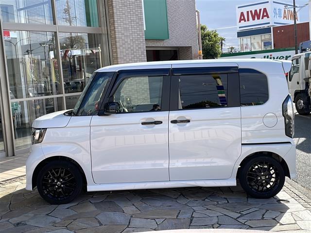 Ｎ－ＢＯＸカスタム Ｌターボ　スタイル＋ブラック　純正ナビ　バックカメラ　クリアランスソナー　前席シートヒーター　ブラック塗装１５インチアルミ　両側パワスラ　コンビシート　ＬＥＤヘッドライト　ＥＴＣ　電動パーキング　オートライト　フォグランプ（38枚目）