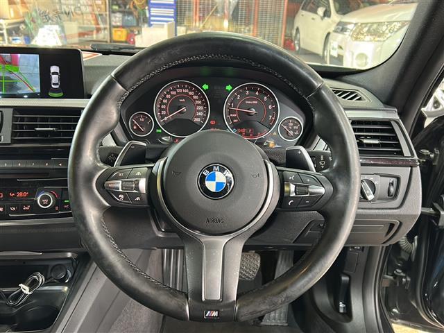3シリーズ 320i Mスポーツ 純正ナビ・衝突軽減・レーンキープ・追従クルコン・バックカメラ・ETC・パワーシートD/N席・パドルシフト・ステリモ・社外フロアマットト・純正アルミホイール・LEDヘッドライト・オートライト(9枚目)