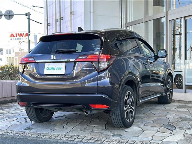 ヴェゼル ハイブリッドZ・ホンダセンシング 純正8インチナビ バックカメラ フルセグテレビ シートヒーター ETC ルーフレール 純正アルミホイール プッシュスタート スマートキー ホンダセンシング オートホールド 電動パーキングブレーキ(35枚目)