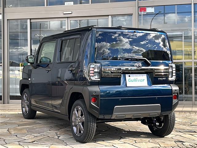 タフト G ダーククロムベンチャー ディスプレイオーディオ パノラマモニター パーキングアシスト スカイフィールトップ ルーフレール 追従クルコン 前席シートヒーター LEDヘッドライト 純正15インチAW 電動パーキング PCS(30枚目)