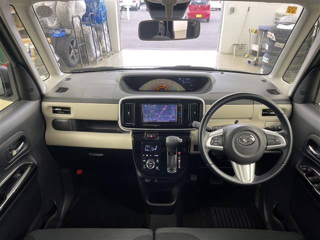 ムーヴキャンバス Xブラックインテリアリミテッド SAIII 4WD 純正メモリナビ 両側パワースライドドア 衝突被害軽減ブレーキ オートハイビーム パノラマモニター ベンチシート 電動格納ミラー ドアバイザー フォグランプ ヘッドライトレベライザー 横滑り防止(15枚目)