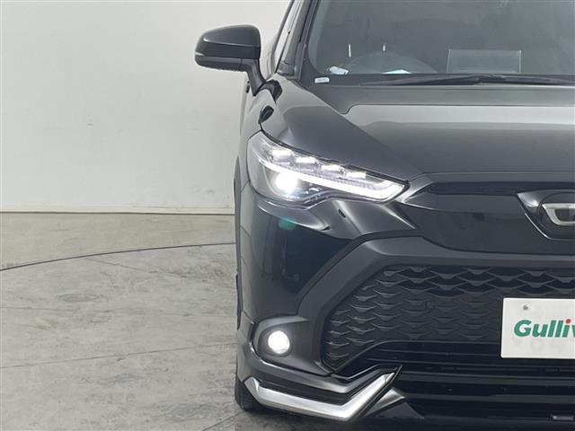 カローラクロス ハイブリッド Z ・4WD・純正ディスプレイオーディオ フルセグ/BT/USB・サンルーフ・ワンオーナー・モデリスタエアロ フロント/サイド・バックカメラ・パワーバックドア・ハーフレザーシート・D席パワ(28枚目)