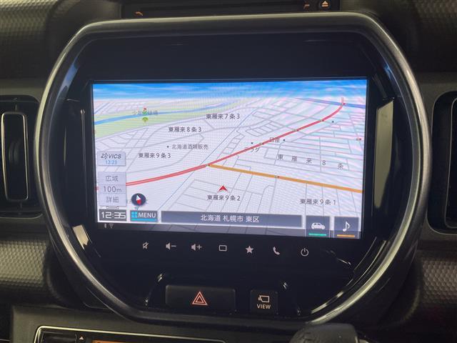 ハスラー Ｊスタイル　ターボ　・４ＷＤ／ターボ・純正ナビ　フルセグ／ＢＴ／ＣＤ／ＤＶＤ／ＵＳＢ・デュアルカメラブレーキサポート・レーダークルーズコントロール・全方位カメラ・パドルシフト・前席シートヒーター・ステアリン（2枚目）