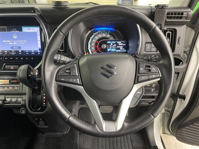 ハスラー Ｊスタイル　ターボ　・４ＷＤ／ターボ・純正ナビ　フルセグ／ＢＴ／ＣＤ／ＤＶＤ／ＵＳＢ・デュアルカメラブレーキサポート・レーダークルーズコントロール・全方位カメラ・パドルシフト・前席シートヒーター・ステアリン（13枚目）