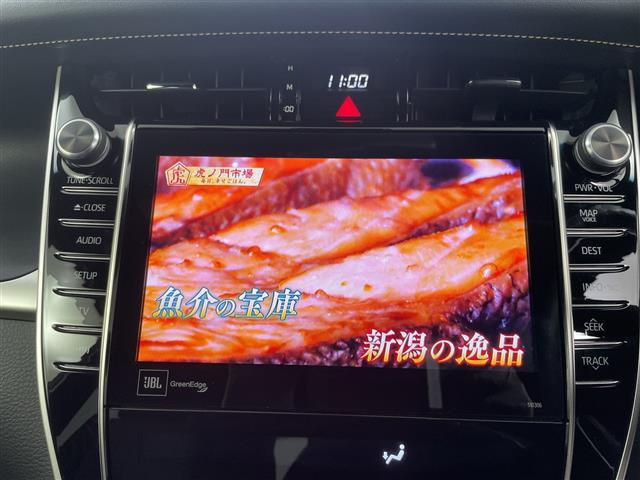 ハリアーハイブリッド プログレス　メタル　アンド　レザーパッケージ　４ＷＤ　／寒冷地仕様／　ＪＢＬ　／純正ＳＤナビ　／トヨタセーフティーセンス　／プリクラッシュセーフティー　／レーダークルーズコントロール　パワーバックドア　パノラミックビューモニター　オートハイビーム（3枚目）