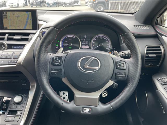 ＮＸ ＮＸ３００ｈ　Ｆスポーツ　純正ＳＤナビ（フルセグＴＶ／ＣＤ／ＤＶＤ／Ｂｌｕｅｔｏｏｔｈ）全方位カメラレーダークルーズコントロールパドルシフトステアリングヒーター前後ドライブレコーダーシートヒーターベンチレーシートメモリーシート（13枚目）