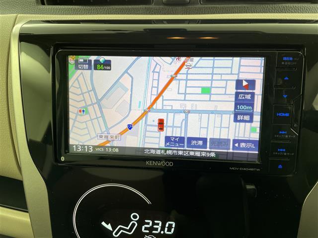 デイズ X モカセレクション 4WD・社外ナビ・BT/CD/DVD/SD/USB/ワンセグTV・D席シートヒーター・社外前後ドライブレコーダー・衝突被害軽減ブレーキ・ETC・プッシュスタート・スマートキー×2・純正エンジンスタータ(2枚目)