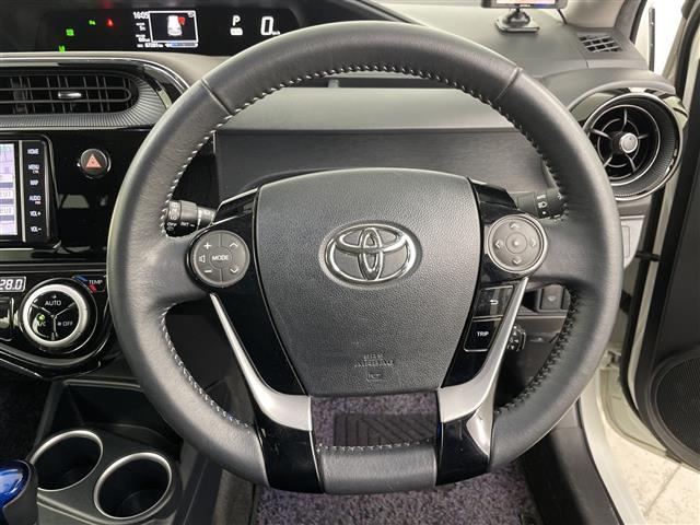 アクア Ｇ　／寒冷地仕様・純正ＳＤナビ　フルセグ／ＢＴ／ＳＤ／ＤＶＤ／ＳＤ・バックカメラ・モデリスタエアロ・クルーズコントロール・前後コーナーセンサー／クリアランスソナー・トヨタセーフティセン（14枚目）