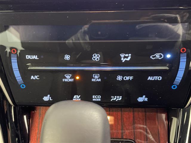 ハリアーハイブリッド プレミアム　ワンオーナー・４ＷＤ・エアロ（フロント／サイド／リア）・純正ＳＤナビ・Ｂｌｕｅｔｏｏｔｈ接続・トヨタセーフティセンス・プリクラッシュセーフティ・レーダークルコン・オートマチックハイビーム・バックカメラ（9枚目）
