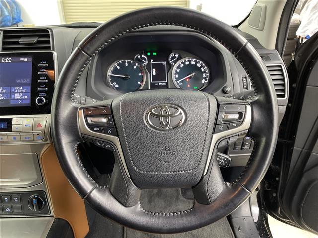 ランドクルーザープラド TX Lパッケージ 70thアニバーサリーリミテッド ・4WD/ディーゼルターボ・純正メーカーナビ (BT/AM/FM/USB)・マルチテレインモニター・茶革シート・ムーンルーフ・LEDオートライト/オートハイビーム・前席パワーシート・(15枚目)