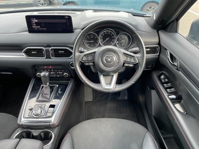 ＣＸ－８ ＸＤ　ブラックトーンエディション　サンルーフ純正ナビ３６０°ビューモニターフルセグＥＴＣドライブレコーダーＢＯＳＥサウンドルーフレールシートヒーターステアリングヒーターコーナーセンサーハーフレザーシート　３６０ビュー　電動リヤゲート（6枚目）