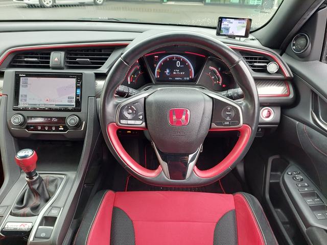 シビック タイプR BLITZタワーバー GPSレーダー バックカメラ 純正ナビ フルセグTV ETC 前後ドライブレコーダー クルーズコントロール コーナーセンサー LEDヘッドライト 純正アルミホイール スマートキー(14枚目)