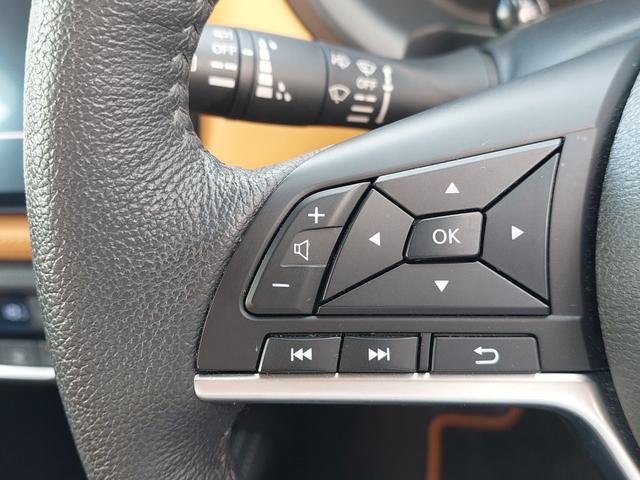 キックス Ｘ　ツートーンインテリアエディション　アラウンドビューモニター　プロパイロット　エマージェンシーブレーキ　純正ナビ　フルセグＴＶ　ＥＴＣ　ドライブレコーダー　革シート　シートヒーター　ステアリングヒーター　純正アルミホイール　スマートキー（13枚目）