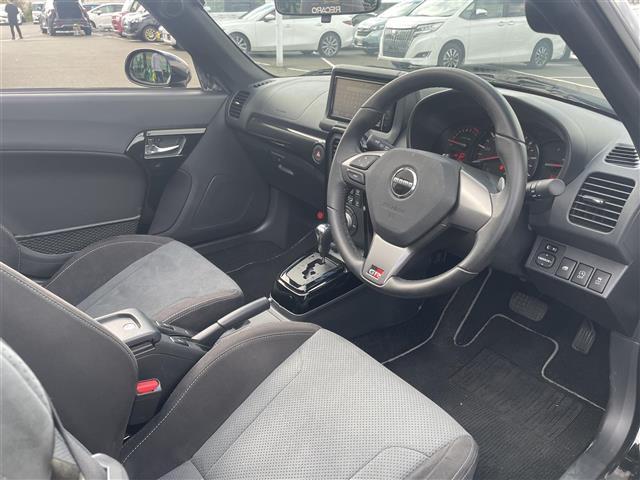 コペン GR スポーツ 純正7インチナビ(CD/Bluetooth/AM/FM) GR純正RECAROシート 純正BBS16インチアルミ パドルシフト TVキャンセラー D/N席シートヒーター バックカメラ 純正フォグ SD(8枚目)