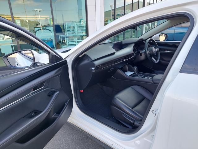 ＭＡＺＤＡ３セダン ＸＤ　Ｌパッケージ　３６０°ビューモニター　純正ナビ　フルセグＴＶ　ＥＴＣ　ドラレコ　パドルシフト　クルーズコントロール　革シート　シートヒーター　ステアリングヒーター　ＨＵＤ　コーナーセンサー　純正アルミホイール（40枚目）