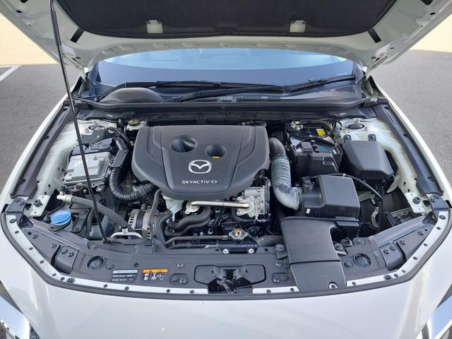 ＭＡＺＤＡ３セダン ＸＤ　Ｌパッケージ　３６０°ビューモニター　純正ナビ　フルセグＴＶ　ＥＴＣ　ドラレコ　パドルシフト　クルーズコントロール　革シート　シートヒーター　ステアリングヒーター　ＨＵＤ　コーナーセンサー　純正アルミホイール（55枚目）