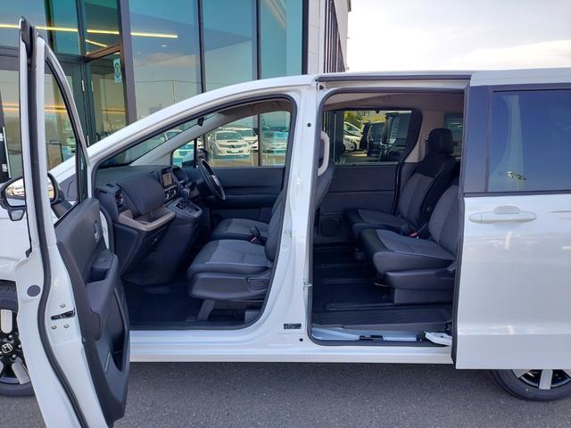 フリード e:HEVエアー EX 登録済未使用車 純正9型ナビ 後方カメラ アダクティブクルーズコントロール 両側電動スライドドア ハーフレザーシート シートヒーター リアクーラー LEDヘッドライト スマートキー 純正アルミホイール(32枚目)