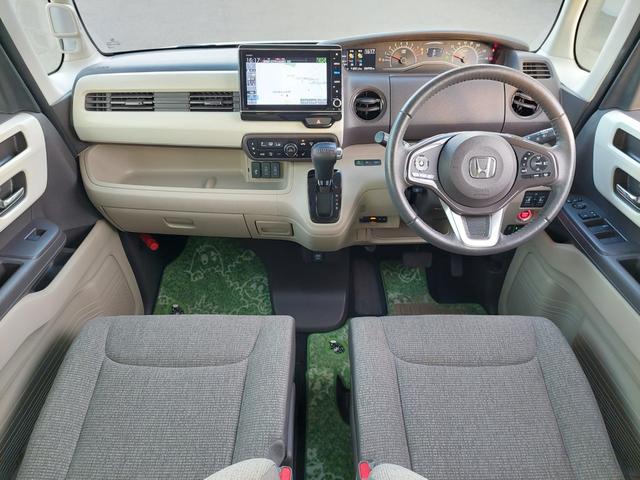 N-BOX G・EXターボホンダセンシング ホンダセンシング アダプティブクルーズ 純正8インチナビ バックカメラ 両側パワースライドドア LEDヘッドライト シートヒーター カーテンエアバック ビルトインETC 両側電動ドア 1オーナー(2枚目)