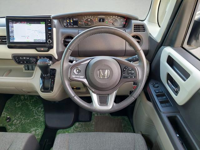N-BOX G・EXターボホンダセンシング ホンダセンシング アダプティブクルーズ 純正8インチナビ バックカメラ 両側パワースライドドア LEDヘッドライト シートヒーター カーテンエアバック ビルトインETC 両側電動ドア 1オーナー(13枚目)