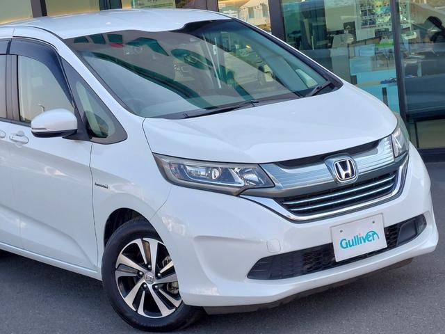 フリードハイブリッド ハイブリッド・Gホンダセンシング 純正ナビ 前後ドラレコ バックカメラ ETC 両側電動スライドドア クルーズコントロール 衝突軽減ブレーキ LEDヘッドライト ハーフレザーシート ドアバイザー 純正アルミホイール スマートキー SD(66枚目)