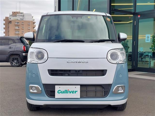 ムーヴキャンバス ストライプスＧ　スマートアシスト３　純正ナビ　パノラミックビューモニター　両側パワースライドドア　ＬＥＤヘッドライト　ドライブレコーダー　ＥＴＣ　全周囲　ＢＬＵＥＴＯＯＴＨ　前後障害物センサー　アイドルストップ　ＰＳ（35枚目）