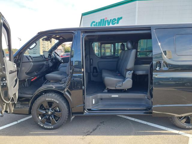 ハイエースバン スーパーＧＬ　ダーク　プライムＩＩ　ベッドキット　バンパーガード　ヒッチメンバー　ＴＲＤマッドガード　トヨタセーフティセンスＣ　パノラミックビューモニター　社外ナビ　フルセグＴＶ　ＥＴＣ　ドライブレコーダー　社外アルミホイール（43枚目）