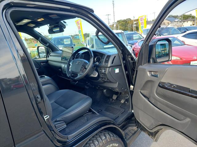 ハイエースバン スーパーＧＬ　ダーク　プライムＩＩ　ベッドキット　バンパーガード　ヒッチメンバー　ＴＲＤマッドガード　トヨタセーフティセンスＣ　パノラミックビューモニター　社外ナビ　フルセグＴＶ　ＥＴＣ　ドライブレコーダー　社外アルミホイール（49枚目）