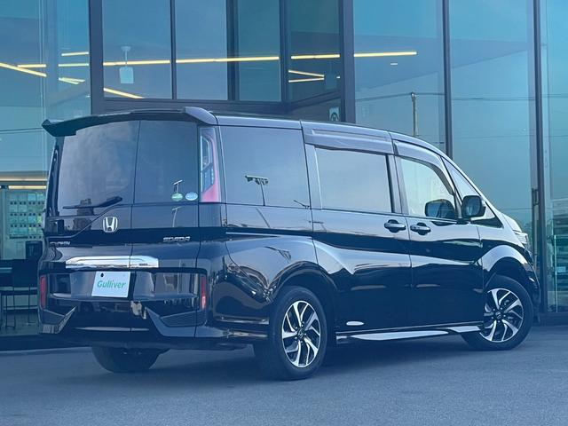 ステップワゴンスパーダ スパーダ ホンダセンシング 純正ナビ バックカメラ 後席モニター ETC2.0 アダプティブクルーズコントロール パドルシフト LEDライト 両側電動スライドドア ドラレコ 背面テーブル サンシェード LKA 純正アルミホイール(80枚目)