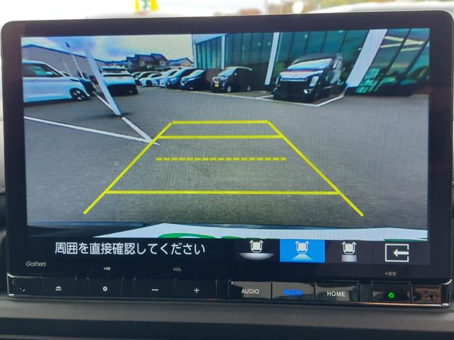 ステップワゴン e:HEVスパーダ 登録済未使用車 純正11.4型ナビ 15.6インチ後席モニター バックカメラ パドルシフト 両側パワースライドドア パワーバックドア ハーフレザーシート シートヒーター コーナーセンサー メモリナビ(3枚目)