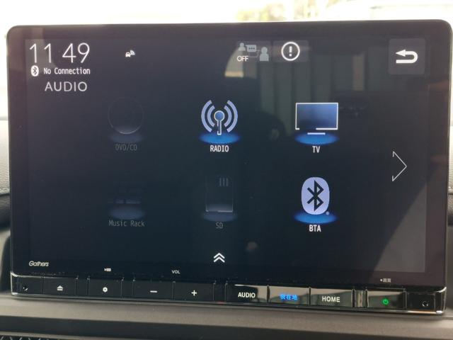 ステップワゴン e:HEVスパーダ 登録済未使用車 純正11.4型ナビ 15.6インチ後席モニター バックカメラ パドルシフト 両側パワースライドドア パワーバックドア ハーフレザーシート シートヒーター コーナーセンサー メモリナビ(4枚目)