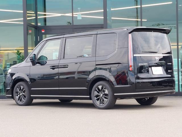 ステップワゴン e:HEVスパーダ 登録済未使用車 純正11.4型ナビ 15.6インチ後席モニター バックカメラ パドルシフト 両側パワースライドドア パワーバックドア ハーフレザーシート シートヒーター コーナーセンサー メモリナビ(58枚目)