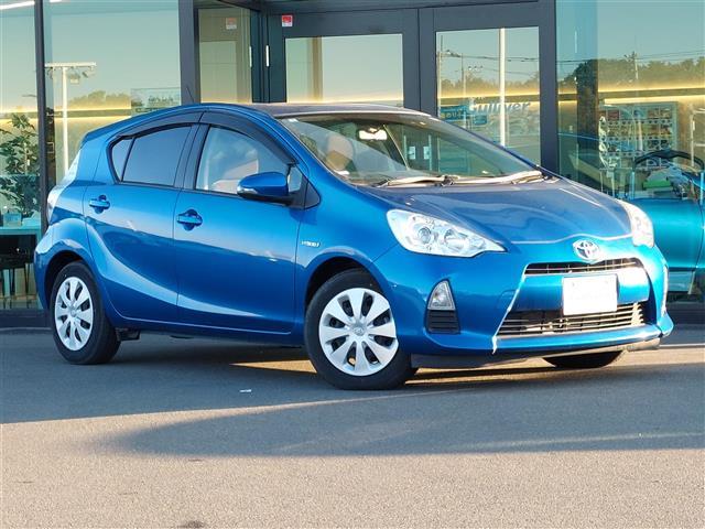 アクア G 純正ナビ フルセグTV ETC プッシュスタート 純正フロアマット オートライト ドアバイザー スマートキー オートエアコン パワーステアリング パワーウィンドウ bluetooth ナビTV 地デジ(36枚目)